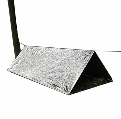 Two Person Mylar Emergency Tent Shelter - 8 Feet by 5 Feet