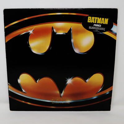 VINTAGE 1989 PRINCE BATMAN MOTION PICTURE SOUNDTRACK LP VINYL