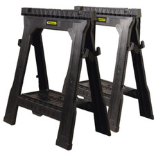 Stanley 31 in Folding Sawhorse (2 Pack) Porta...