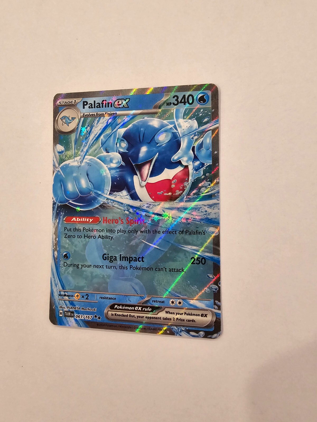 Pokémon: Twilight Masquerade Palafin EX #61