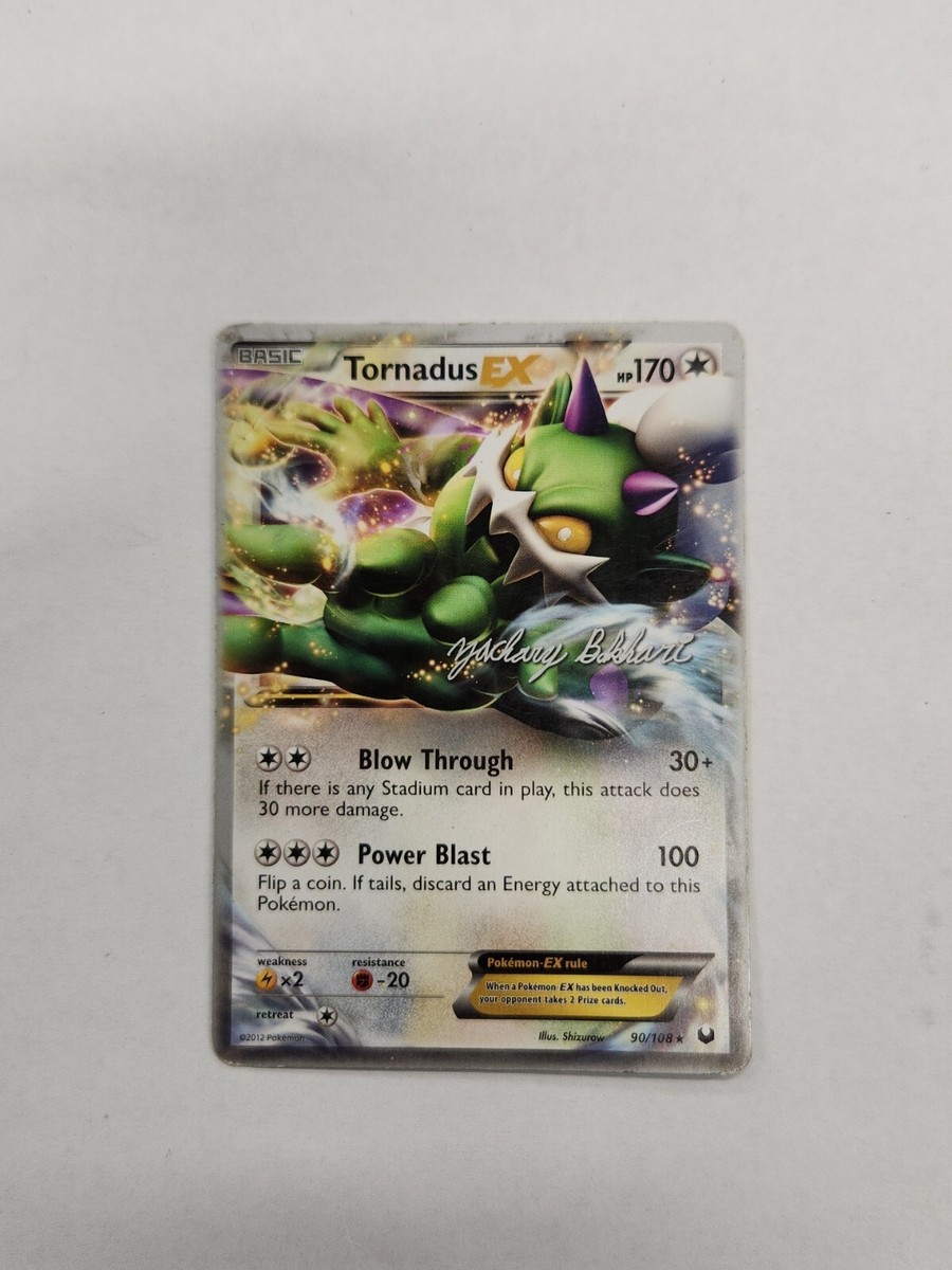 Tornadus EX Pokémon 90/108 2012 World Championships Pokémon TCG LP