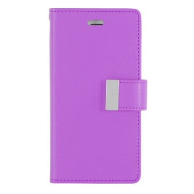 For Samsung Note 10 GOOSPERY Rich Diary Leather Wallet Case PURPLE