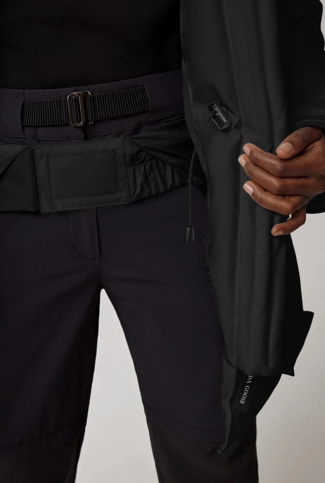 Cappuccio Canada Goose Donna Expedition Extreme Weather Parka NERO taglia Large