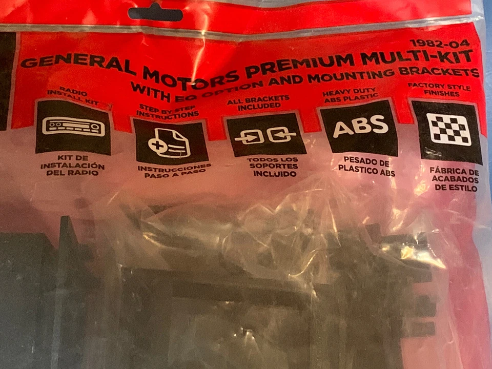 METRA 99-4544 /CAR RADIO DASH KIT / GM VEHICLES MULTI-KIT w/ EQ OPTION - Image 4 of 4