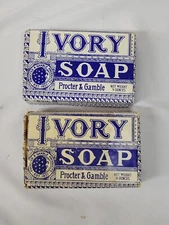 Vtg Ivory soap bar Procter & Gamble 99% Pure original 9oz new sealed lot of 2!!!