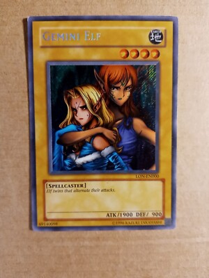 Gemini Elf LON-EN000 unl Secret Rare Yugioh LP/MP worldwide