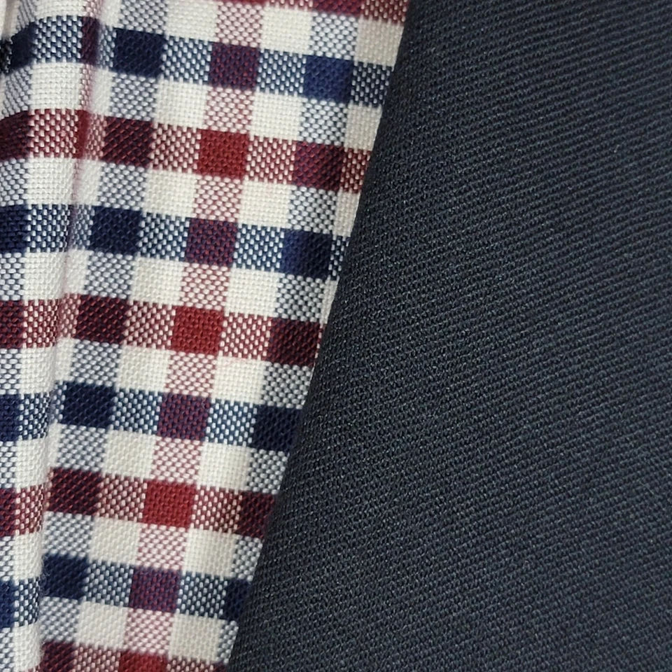 Joseph Feiss Men's 2PC Suit Deep Navy Wool Twill Pleat Front Sz 44L 39x30 - NEW - Image 4 of 4