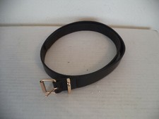 Unisex Black Unbranded Belt. Length - 40 Inches.