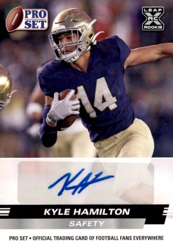 2022 Leaf Pro Set Draft Kyle Hamilton #PSA-KH3