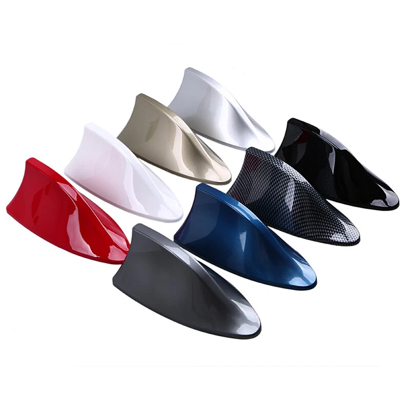 Антенна автомобильная воздушная FM/AM радиосигнал белый черный акульи плавники крыша универсальный - Изображение 2 из 4