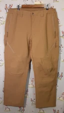 👀 Free Soldier Softshell Cold Weather Tactical Cargo Work Pants Khaki 40x31