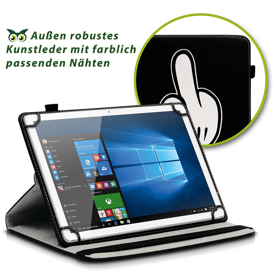 Tablet Schutzhülle für Jay-tech G10.11 LTE G10.10 Tasche Hülle Cover 360 Drehbar - Bild 3 von 4