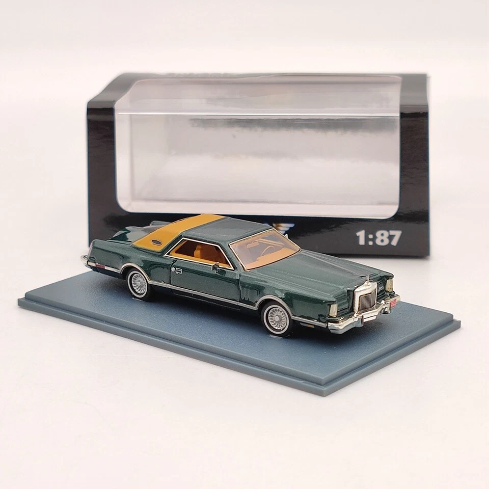 NEO SCALE MODELS 1/87 Lincoln Mark V Green Resin Car Limited Collection - Image 3 of 4