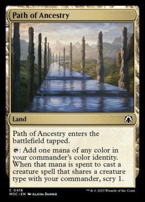 Path of Ancestry x1 - Commander: March of the Machine - NM-Mint, English - Comma