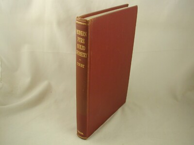 Modern Pure Solid Geometry Nathan Altshiller-Court 2nd Ed Mathematics RARE