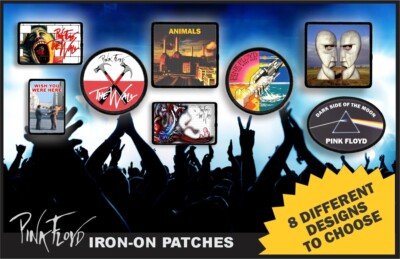 Pink Floyd Iron-On Shirt Pants Jacket Vest Bag Patches