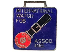 International Watch Fob Assoc Enamel Active Member Fob