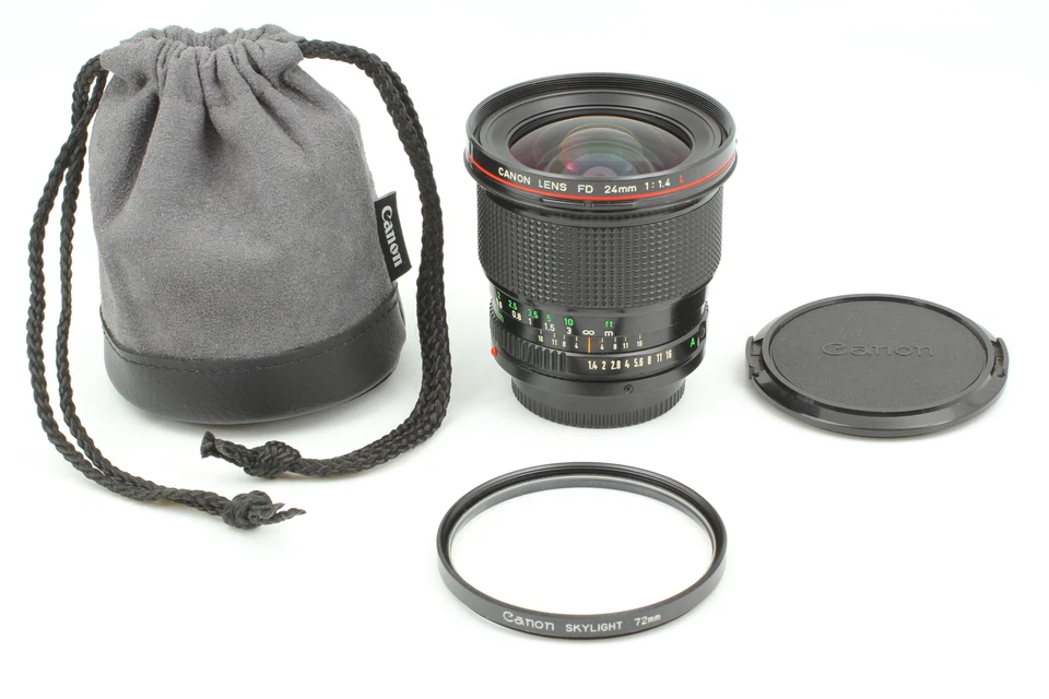 CLA'd [Top Mint] Canon New FD NFD 24mm f/ 1.4 L Wide Angle MF Lens From JAPAN - Image 2 of 4