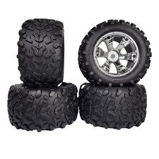 Fits Traxxas Revo 3.3 Tires  17mm Geode Wheels 6.3 E-Revo E-Maxx Sledge 53097-3