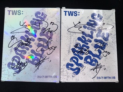 TWS sparkling blue サイン入り mwave