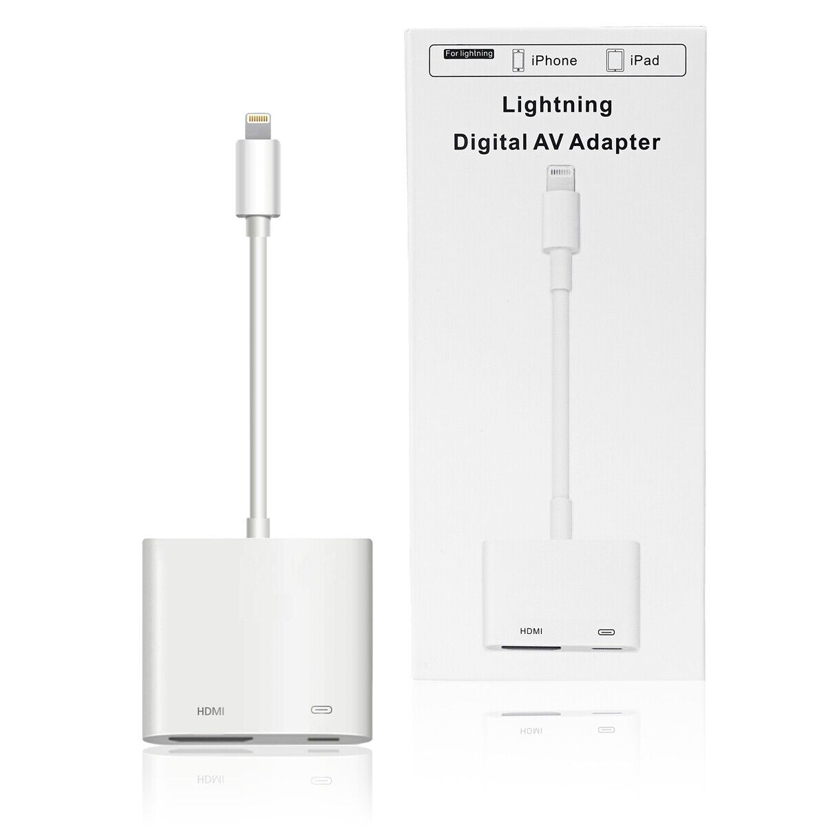 For Apple iPhone iPad 8 9 10.2inch Air iPhone 14 To HDMI Digital TV Adapter