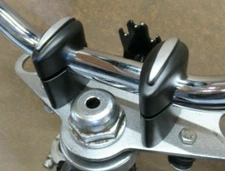 BMW Airhead R90S Pair Handlebar Clamps Risers r75/5 r75/6 r100rs r100rt r90/6