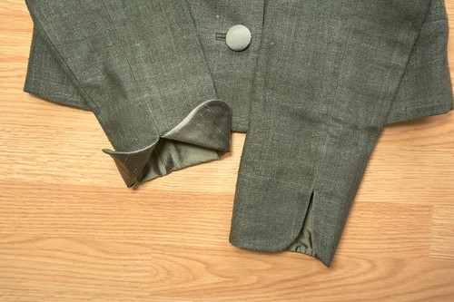 Chaqueta de seda verde para mujer enSoie, talla S, hecha en Suiza - Imagen 7 de 12