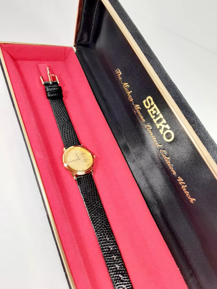 Gold seiko shop mickey mouse watch