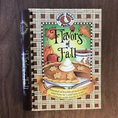 Flavors of Fall Cookbook Gooseberry Patch 2007 EUC Seasonal Recipes SEE INDEX