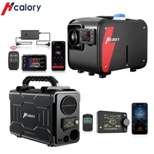 Hcalory 12V 8KW bluetooth Diesel Air Heater Thermostat For Truck Boat RV Home