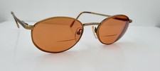 Vintage JC Levet 3536 Gold Oval Metal Sunglasses Italy FRAMES ONLY