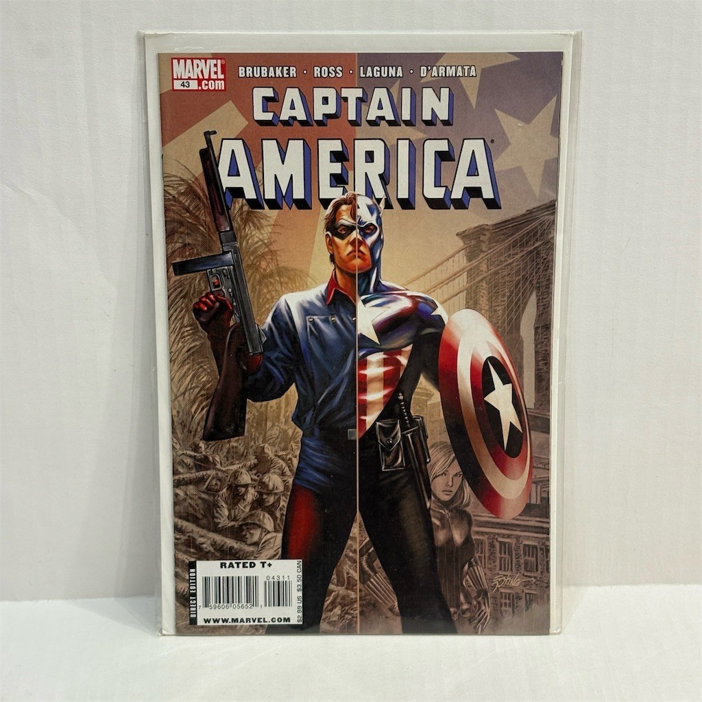 Captain America #43 Direct Edition Single Issue Comic Marvel Ed Brubaker