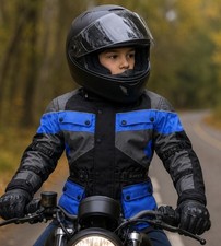 Kinder Textil Motorrad Jacke Quad Roller Jack...
