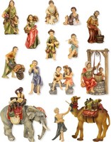 Krippenfiguren 14-Teilig FüR 8 Cm Figuren Aus Polyresin