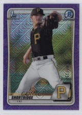 2020 Bowman Chrome Prospects Mega Box Purple Mojo Refractor Aaron Shortridge y0i