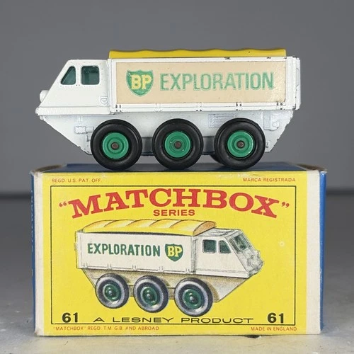 Matchbox Lesney 61 Alvis Stalwart Truck With Original Box