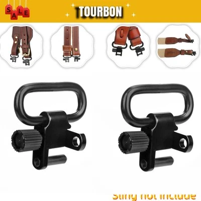 Tourbon 2X Flinten-/Gewehrriemen-Bügel Wirbel Waffenmontage 2,5 cm Metal clip