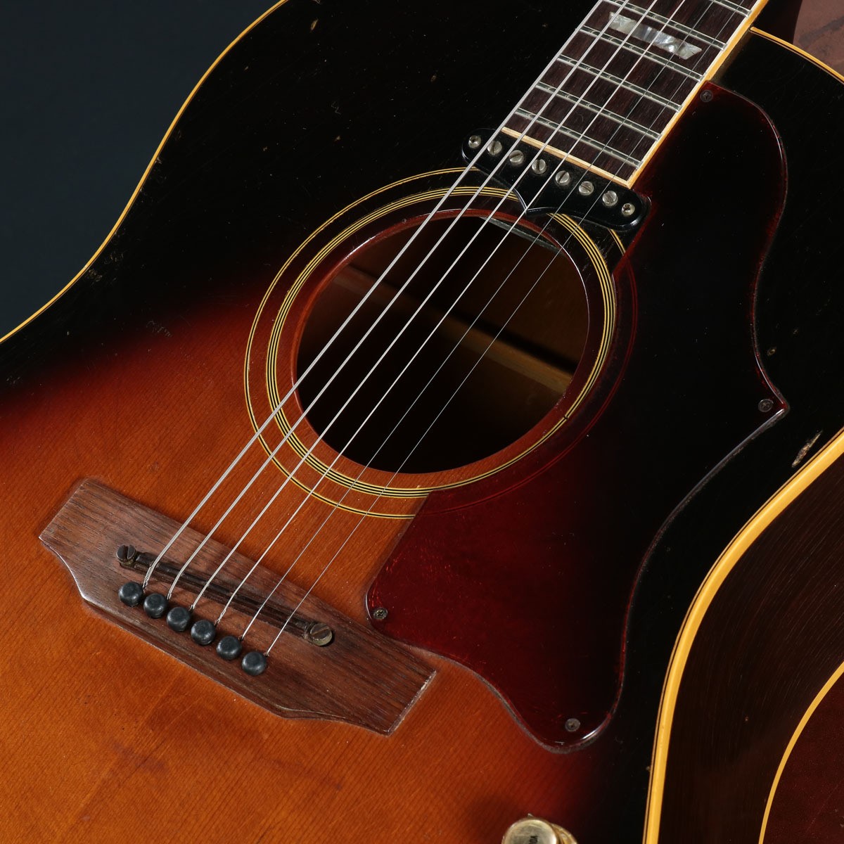 Gibson J-160E Sunburst Vintage 1968 Acoustic-Electric Guitar