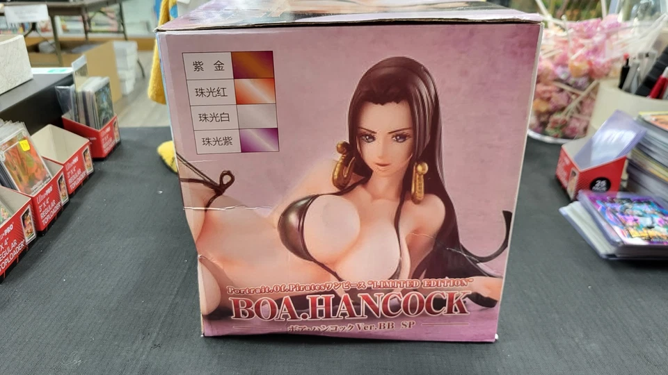NIB BOA HANCOCK ONE PIECE WORLD PORTRAIT OF PIRATES FIGURE 1/8 VER BB SP — 第 4/4 张图片