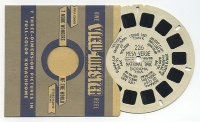 Mesa Verde National Park Dioramas Colorado 1940's HL style View-Master Reel 226