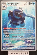 Carte Pokemon MEGAPAGOS 107/086 HOLO AR EV10.5 Foudre Noire BLK FR NEUF