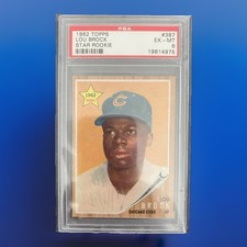 1962 Topps Lou Brock Rookie card #387 Chicago Cubs Graded PSA 6 Hall of Fame