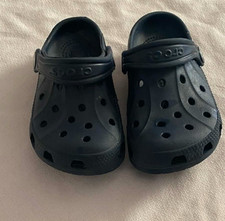 Crocs Navy Blue Size C 8 9 Toddler Baby Slip On Clogs
