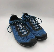 Merrell Mens 10 Shoes Blue Riverbed Hiking Trail Outdoor Lace Up Sneakers J12665