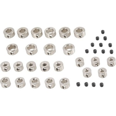 25er Multipack Modelcraft Stellring-Sortiment Passend für Welle (Details): 2 mm,