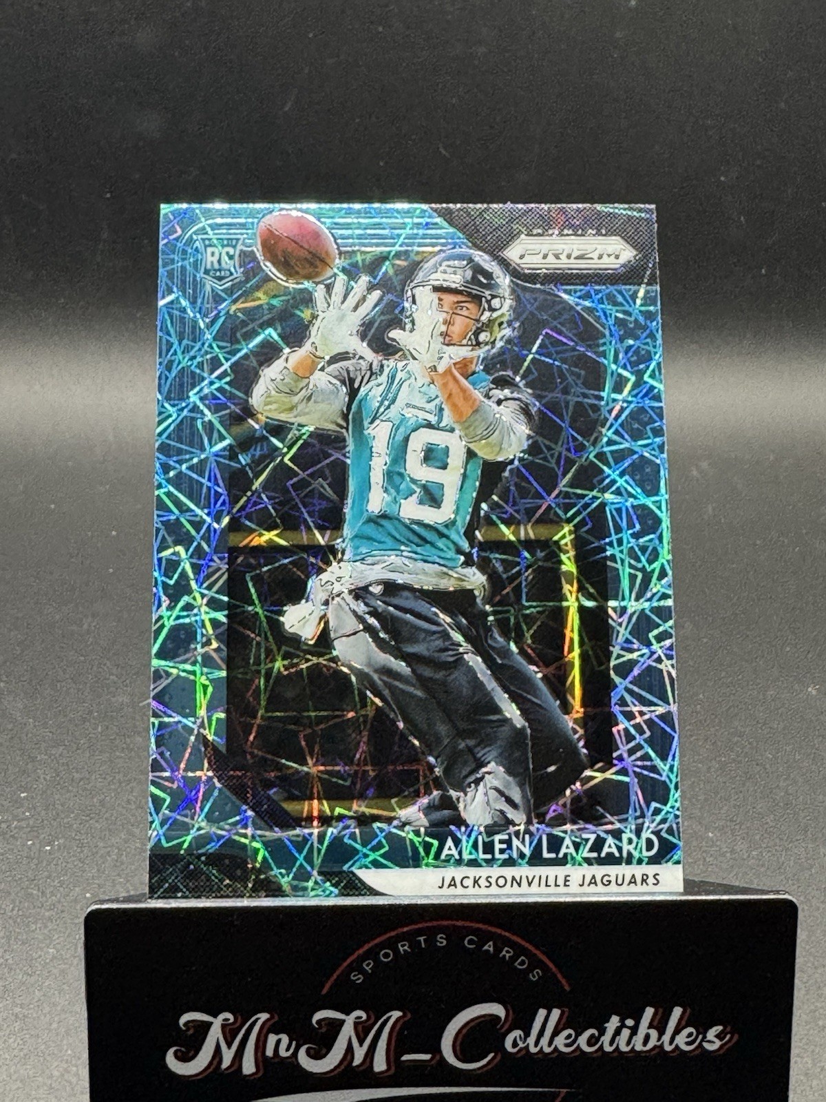 2018 Panini Prizm Blue Lazer Allen Lazard #294 Jacksonville Jaguars RC