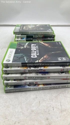 Microsoft Xbox 360 Call Of Duty: World At War And More Video Games Lot