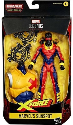 Hasbro Marvel Legends Sunspot X-Force Action Figure Boxed w/ Accessories