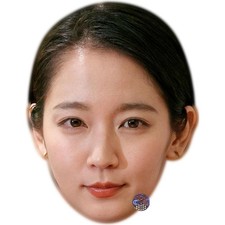 Riho Yoshioka (Smile) Celebrity Mask, Flat Card Face, Fancy Dress Mask