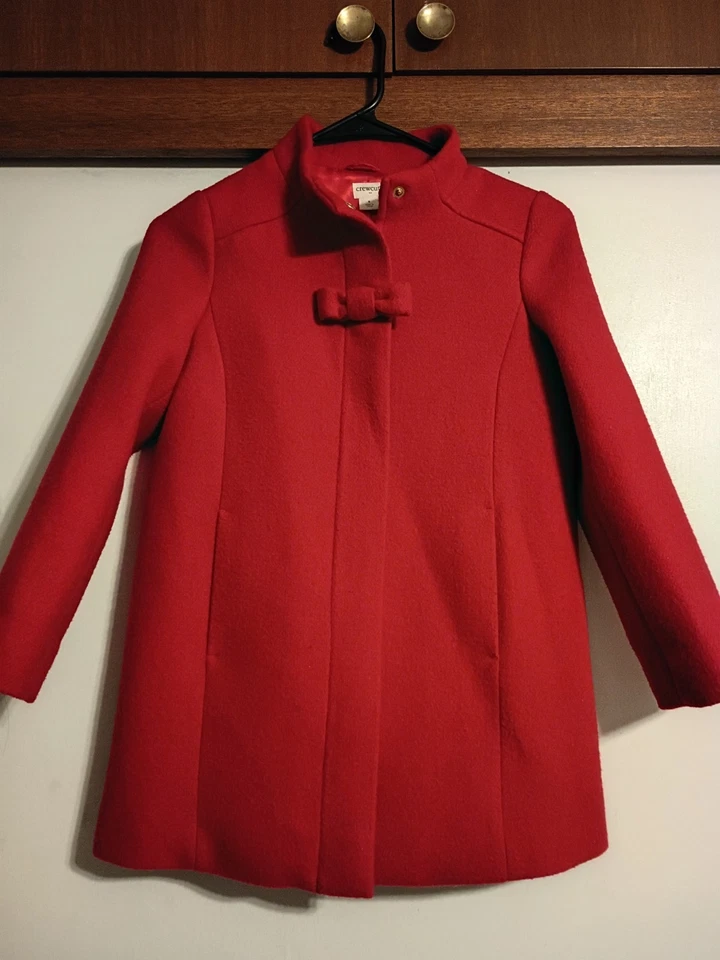 J. Vestido Crew Crewcuts meninas mistura de lã tamanho 8 igreja inverno Natal  - Imagem 2 de 4